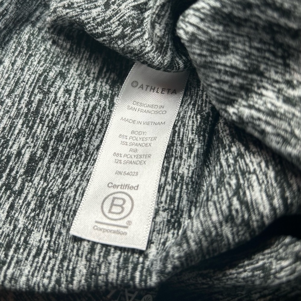 ATHLETA Exhale Heel Tight- Heathered Grey/ Size Small - Picture 7 of 8